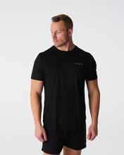 Load image into Gallery viewer, Black Tech Fitted Tee