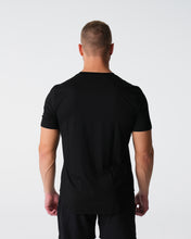 Load image into Gallery viewer, Black Tech Fitted Tee