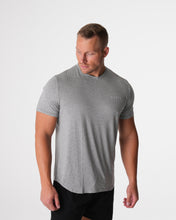 Load image into Gallery viewer, Grey Tech Fitted Tee