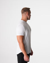 Load image into Gallery viewer, White Tech Fitted Tee