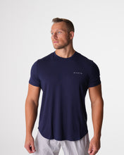 Load image into Gallery viewer, Navy Tech Fitted Tee