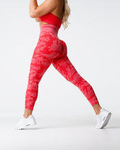 Load image into Gallery viewer, Candy Apple Camo Seamless Leggings