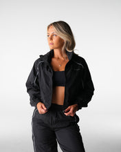 Load image into Gallery viewer, Black Stride Windbreaker Jacket