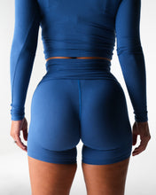 Load image into Gallery viewer, Blue Haze Daydream Foldover Shorts