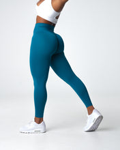 Load image into Gallery viewer, French Blue Solid Seamless Leggings